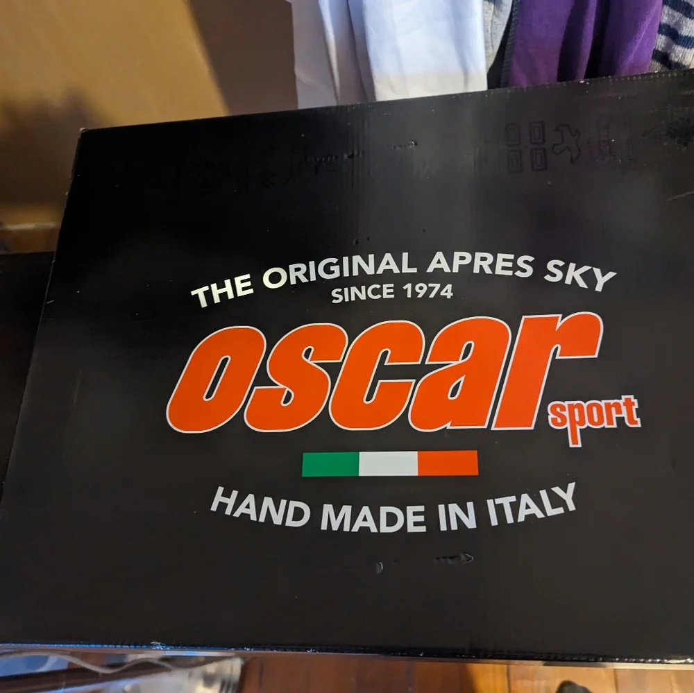 Oscar sport Italian cortina black fur boots - Picture 5 of 9